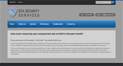 Desktop Screenshot of dtasecurity.org